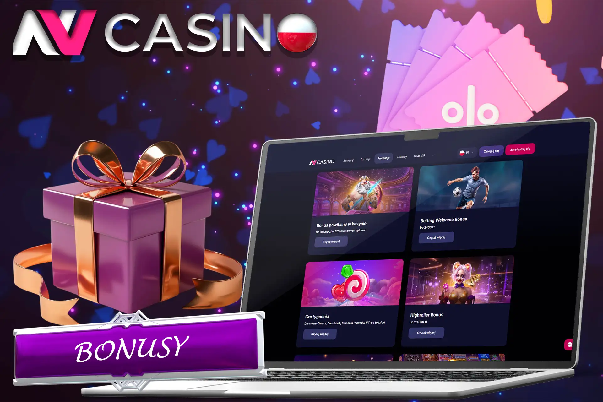 Wiele różnych bonusów i promocji